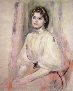 Pierre Renoir Young Woman Seated Sweden oil painting artist